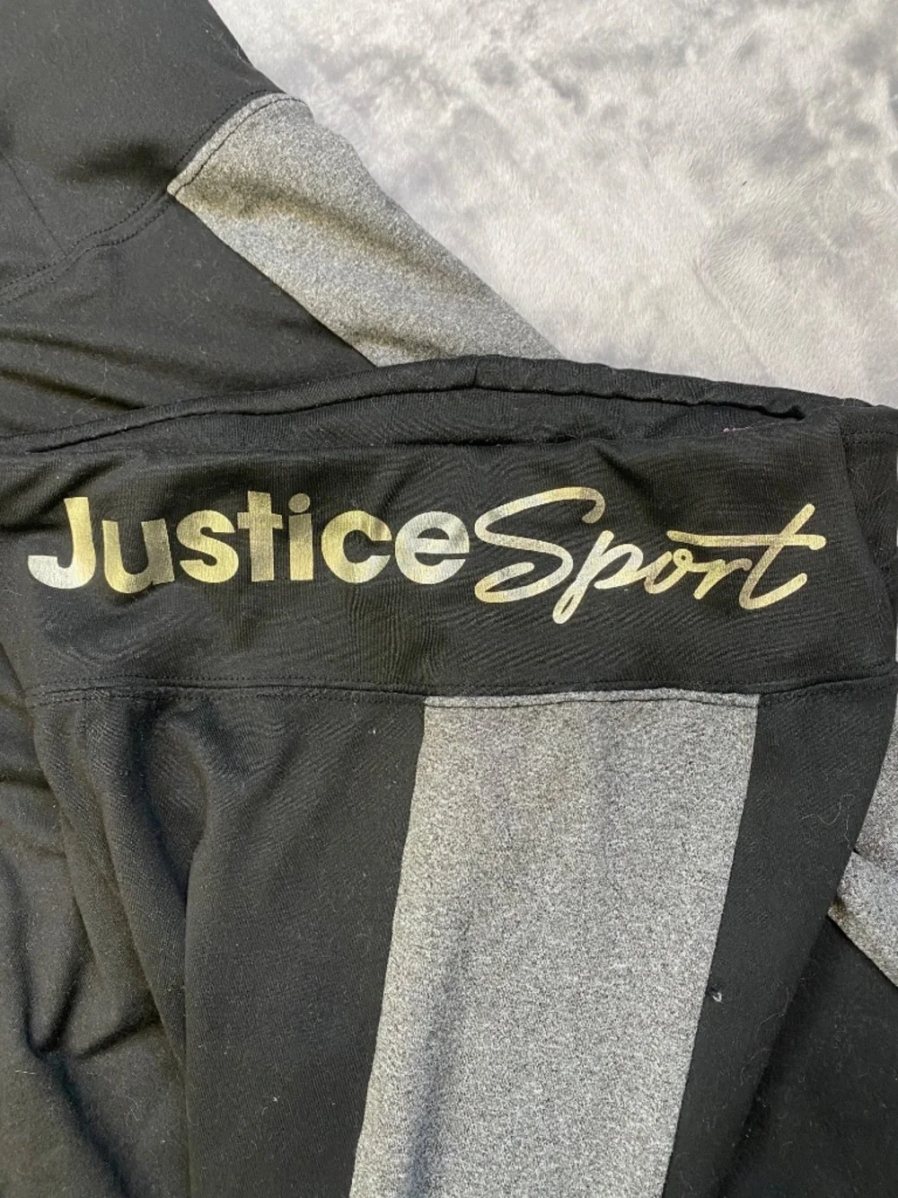 Bundle of Girls Justice Sport Leggings - Size Large and XL